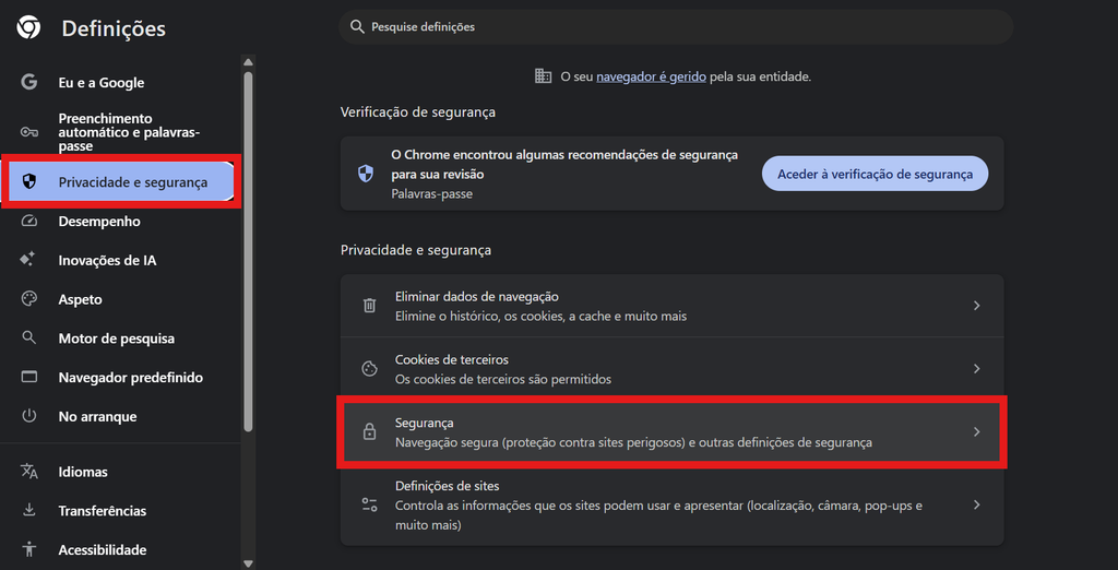 Como verificar a validade do certificado digital Google Chrome3