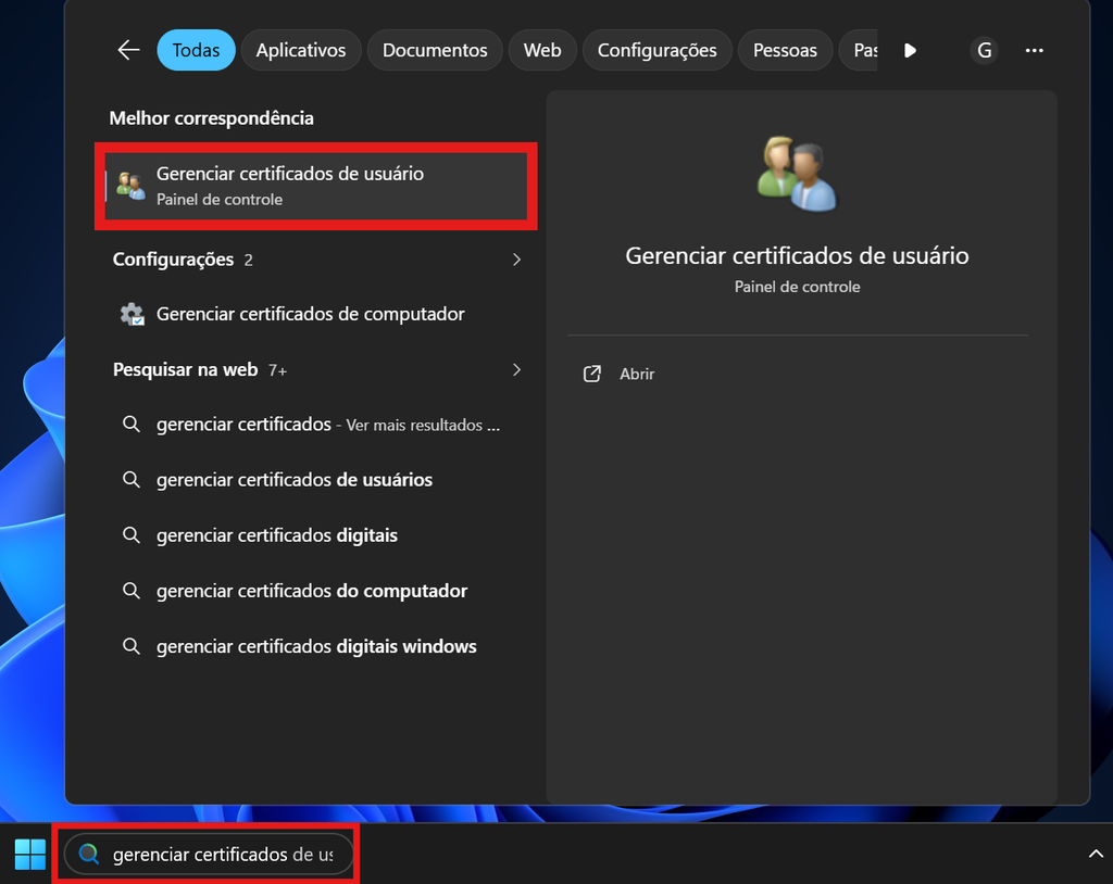 Como verificar a validade do certificado digital Windows1